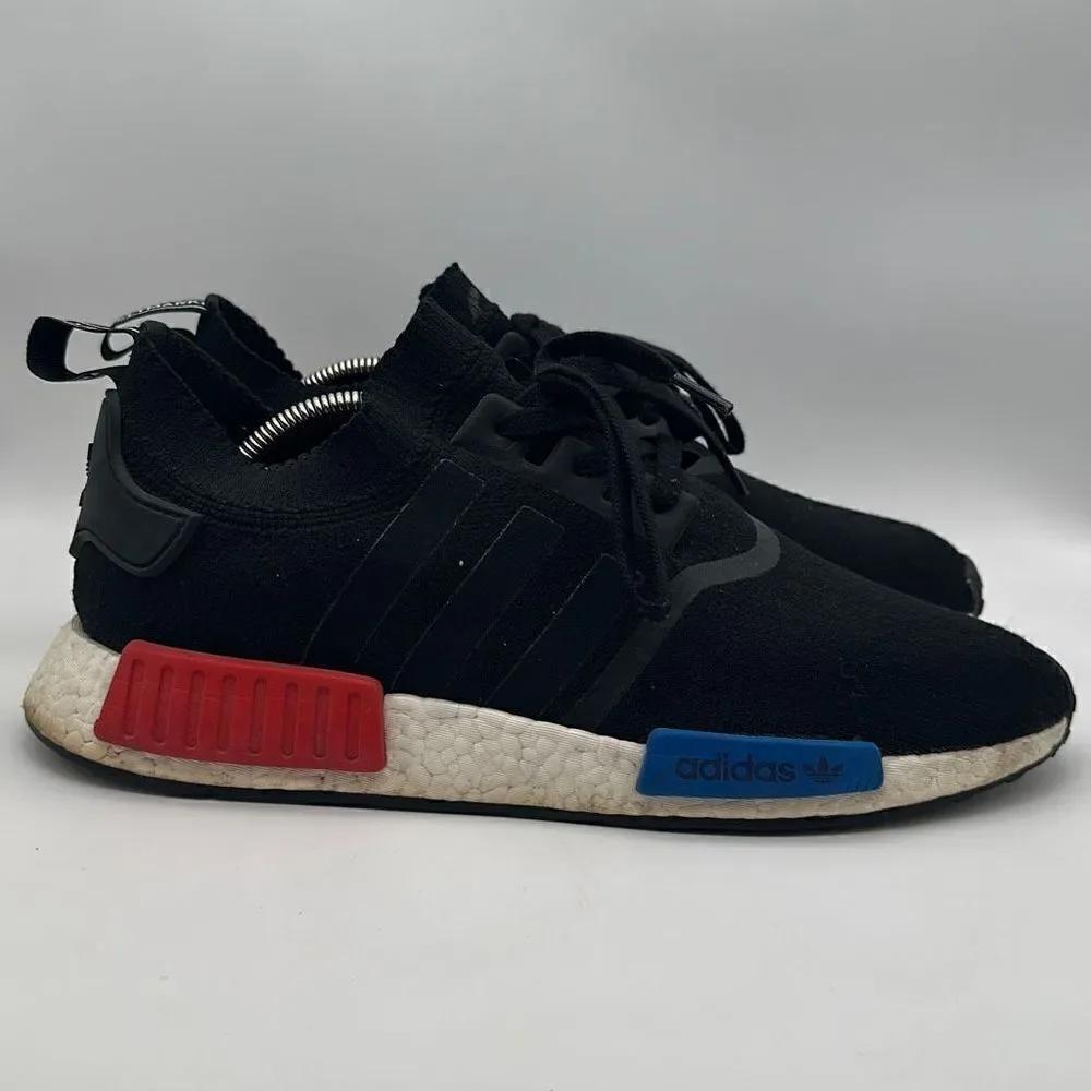Adidas NMD OG‎ Runner PK Primeknit Black Red Blue S79168 UK 11.5 US 12